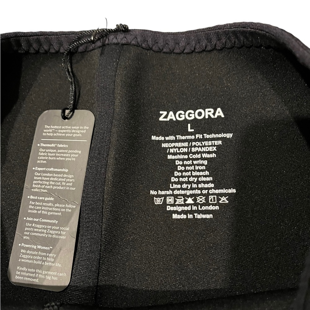 NWT, Zaggora Hot Pants for Exercise Black Size L - Picture 9 of 9